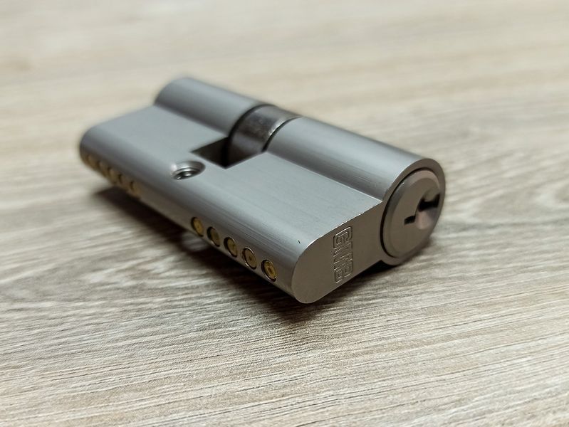 Циліндр/серцевина GMB 60mm N30/30 (Нікель) ключ/ключ 2353586064 фото