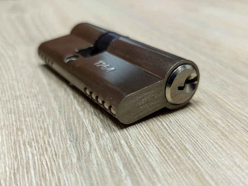 Цилиндр/сердцевина для замка VDV 70mm 30/40 (Сатиновый никель) ключ/ключ 2353775925 фото
