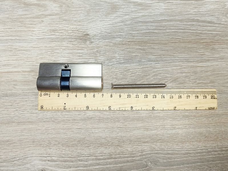 Цилиндр/сердцевина для замка VDV 70mm 30/40 (Сатиновый никель) ключ/ключ 2353775925 фото