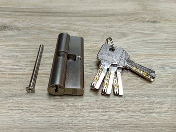 Циліндр/серцевина GMB 80mm NN40/40 (Нікель) ключ/ключ 2366806819 фото