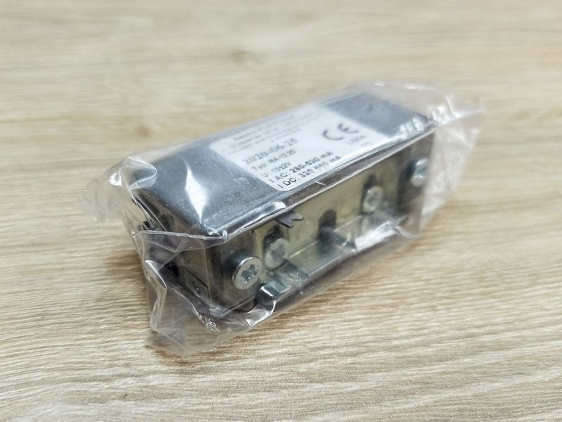 Електромагнітний замок ELP R4-12V із блокуванням та зворотною планкою (Польща) 2366922238 фото