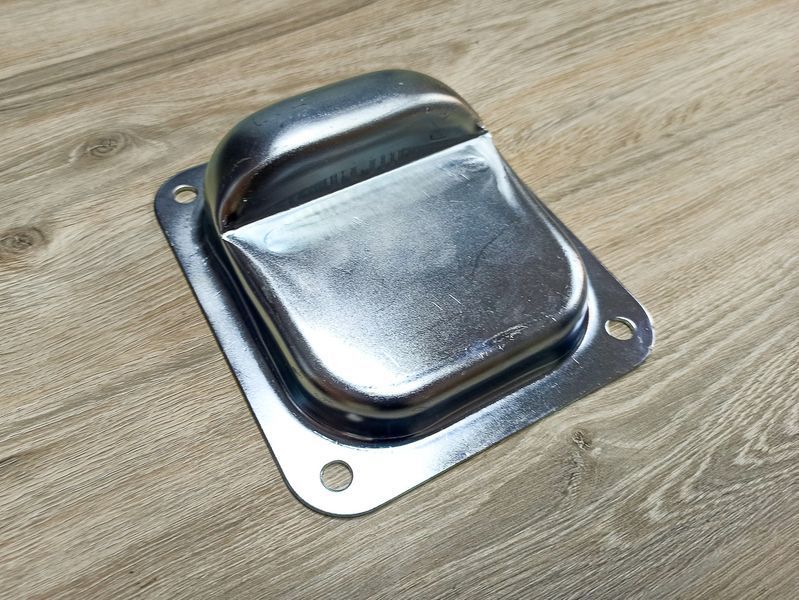 Стопор опора для брами та воріт центральний 138х158 mm (Білий цинк) 2321573206 фото
