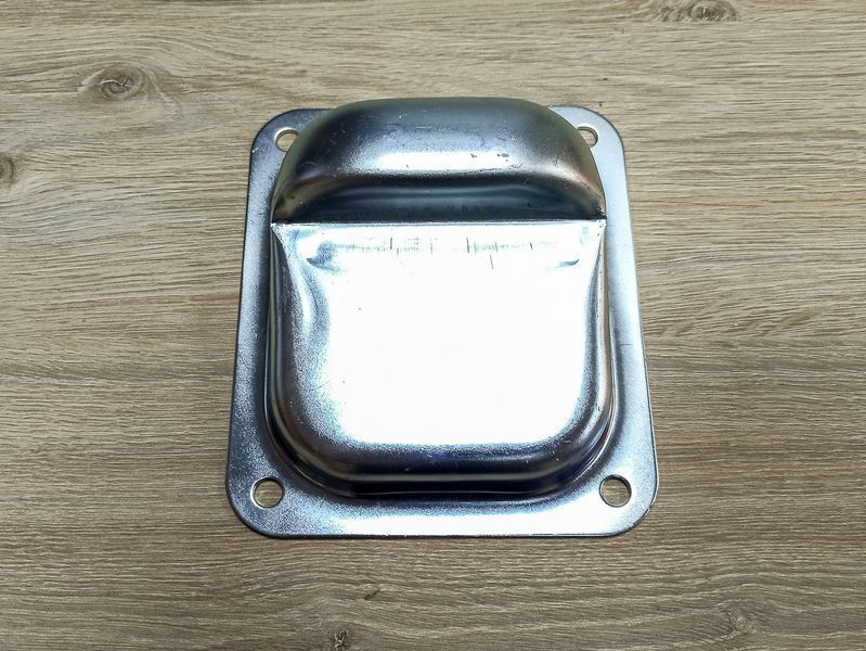 Стопор опора для брами та воріт центральний 138х158 mm (Білий цинк) 2321573206 фото