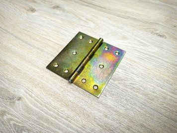 Петля металева будівельна P100x100 (Жовтий цинк) 2469177384 фото