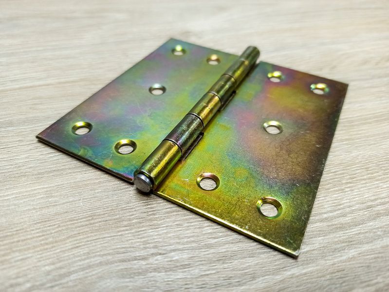 Петля металлическая строительная P100x100 (Желтый цинк) 2469177384 фото