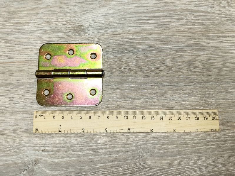 Петля металлическая строительная P75x75 (Желтый цинк) 2322489086 фото