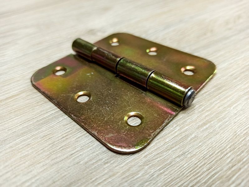 Петля металлическая строительная P75x75 (Желтый цинк) 2322489086 фото
