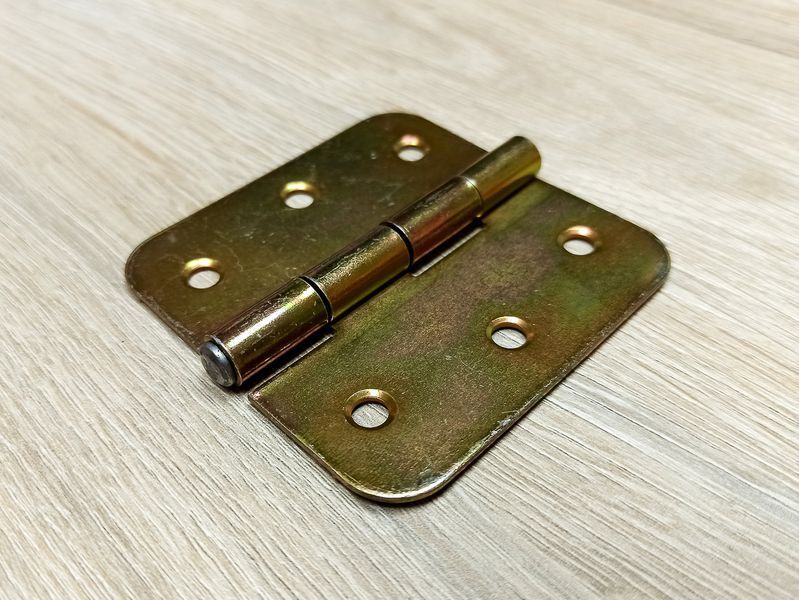 Петля металлическая строительная P75x75 (Желтый цинк) 2322489086 фото