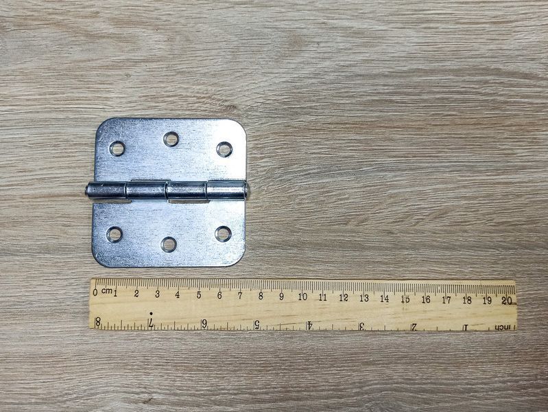 Петля металлическая строительная разъемная P75x75 (Белый цинк) 2322544834 фото