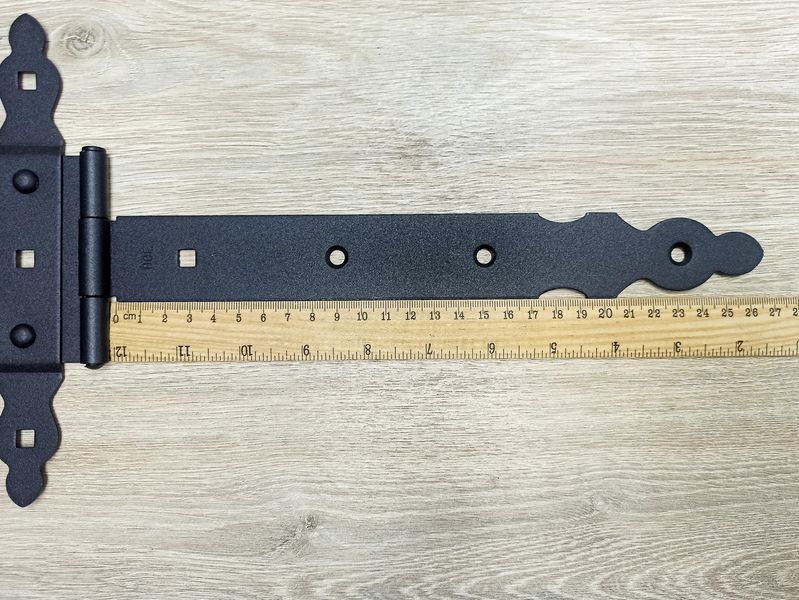 Петля накладна декоративна Стріла P200х50х300 (Чорна) Польща 2796756951 фото