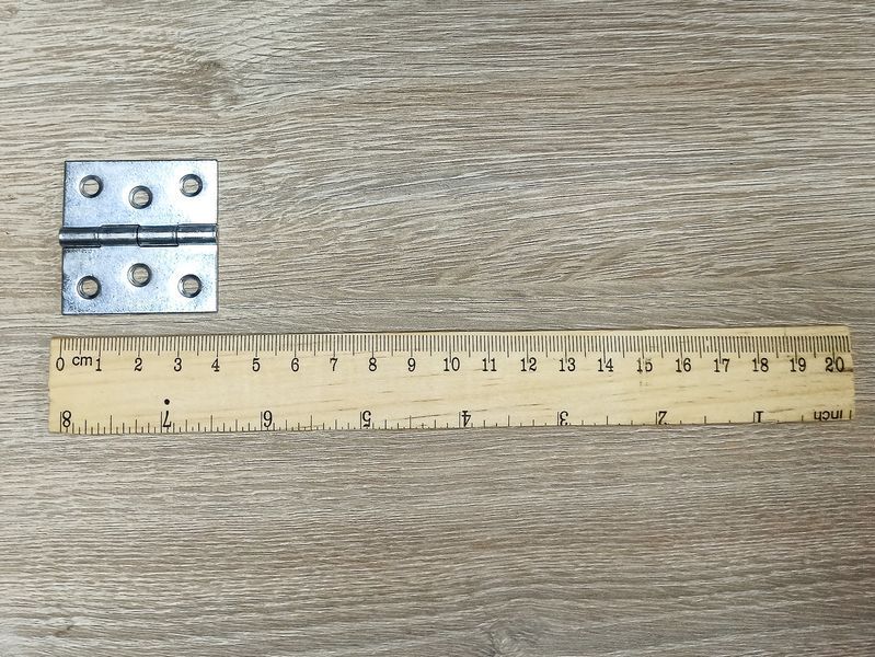 Петля металева меблева P40x40 (Білий цинк) Польща 2323707007 фото