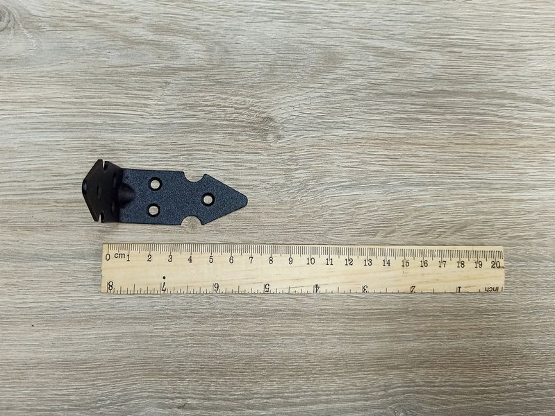 Уголок для полочек декоративный Ретро P27х60х60 мм (Черный, Польша) 2291724886 фото