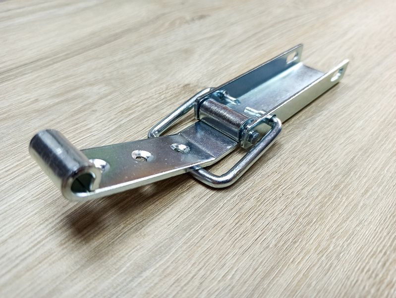 Засув бортовий великий A120x45 (Білий цинк) 2328447185 фото