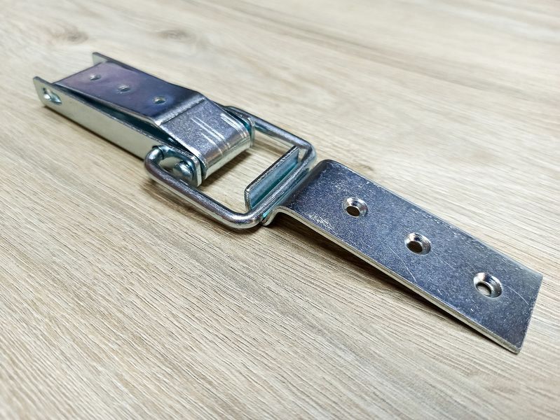 Засув бортовий великий A120x45 (Білий цинк) 2328447185 фото