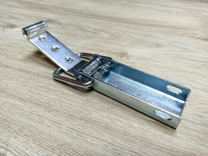 Засув бортовий великий A120x45 (Білий цинк) 2328447185 фото