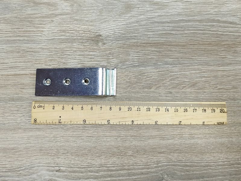 Засув бортовий великий A120x45 (Білий цинк) 2328447185 фото