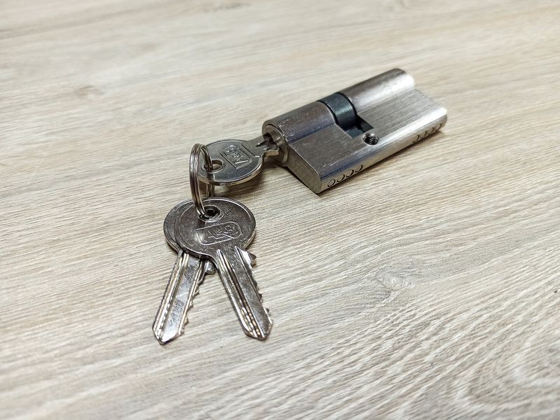 Цилиндр/сердцевина для замка A&B 60mm 25/35 (Никель) 2353633586 фото