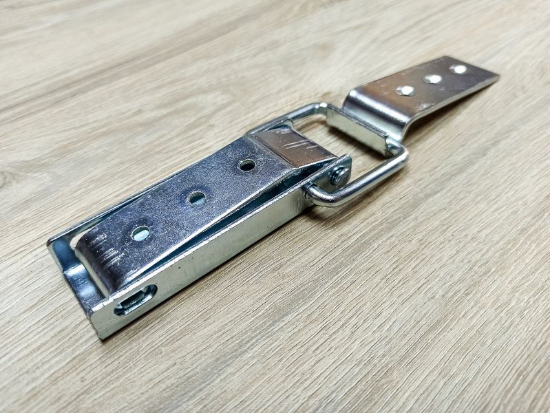 Засув бортовий великий A120x45 (Білий цинк) 2328447185 фото