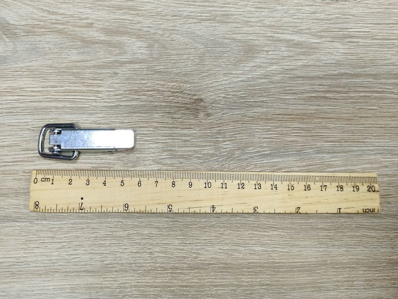 Засов бортовой маленький A55x15 (Белый цинк) 2328449316 фото